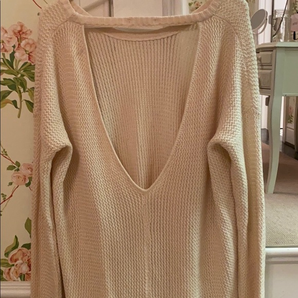 LF knit oversized reversible sweater in cream 🤍 - Picture 14 of 15